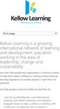 Mobile Screenshot of kellowlearning.com